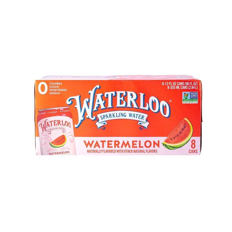 Agua Mineral Sabor Sandia Waterloo 8.0 PA_0