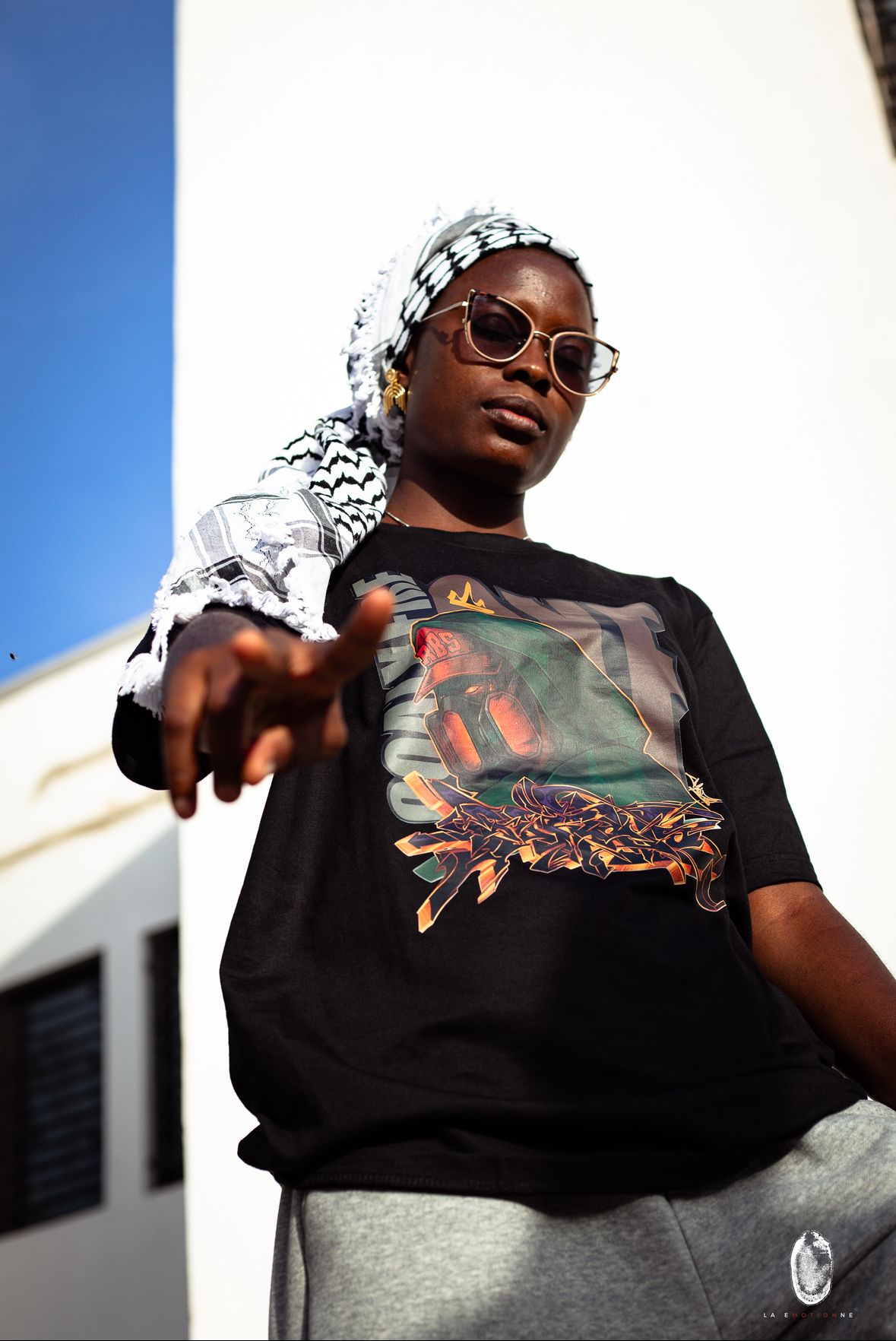 T- Shirt CHARCOAL & FIRE_0