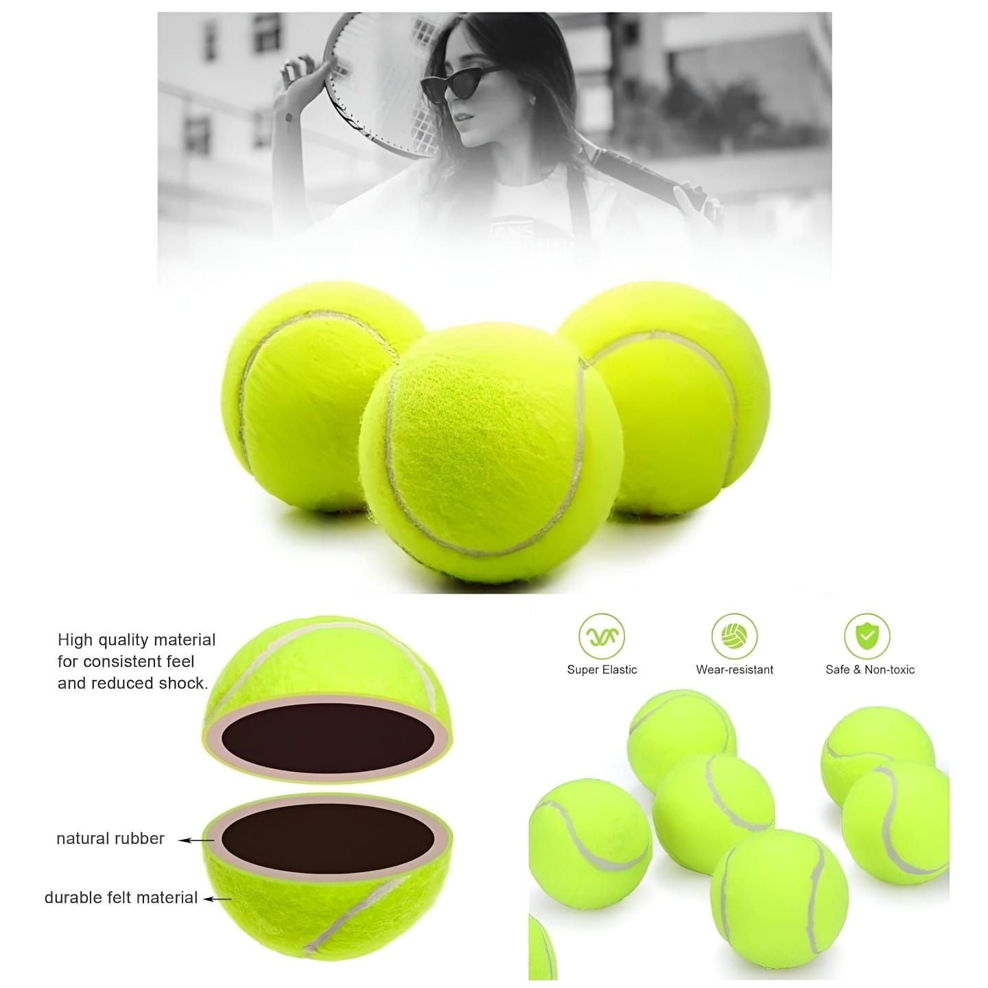 Pack of 3 Tennis Balls_0