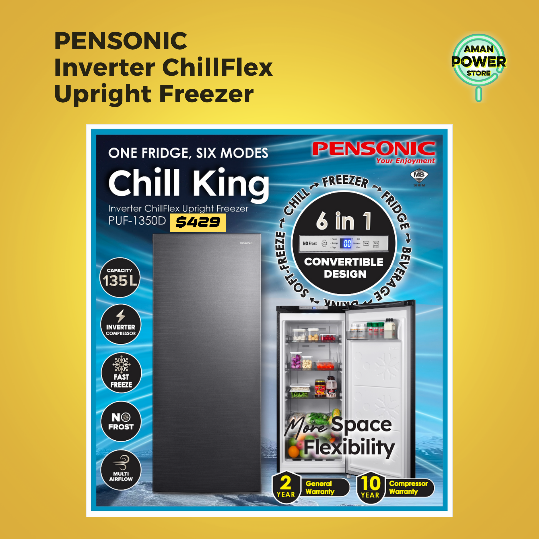 PENSONIC INVERTER CHILLFLEX UPRIGHT FREEZER_0