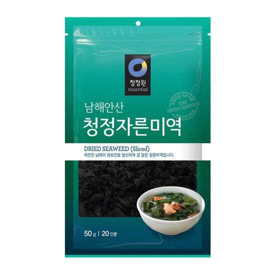 청정원 청정자른미역 (지퍼) DRIED SEAWEED (Sliced) 50g_0