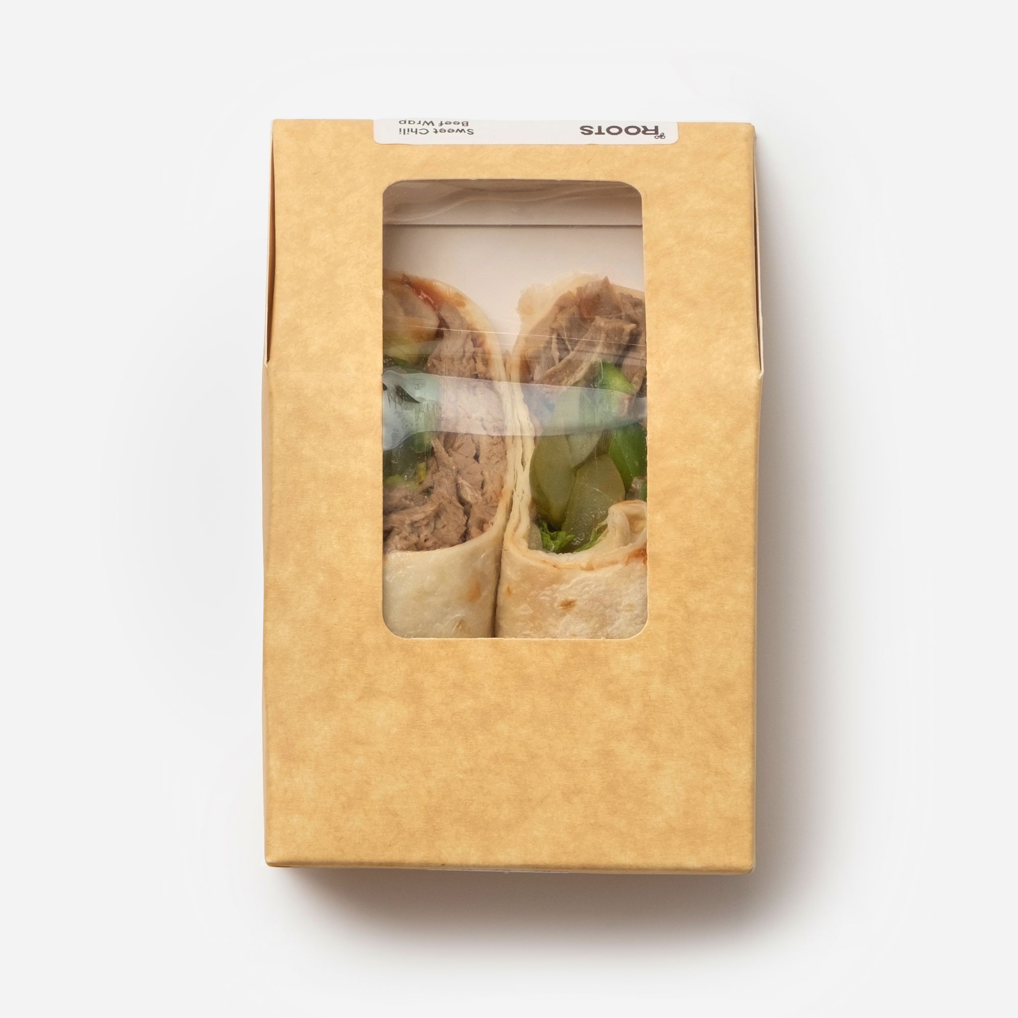 Roots Sweet Chili Beef Wrap 250g_1
