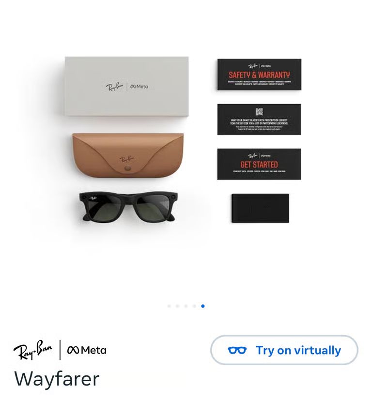 Promo Ray-Ban Wayfarer Meta Smart Glasses 📢_5