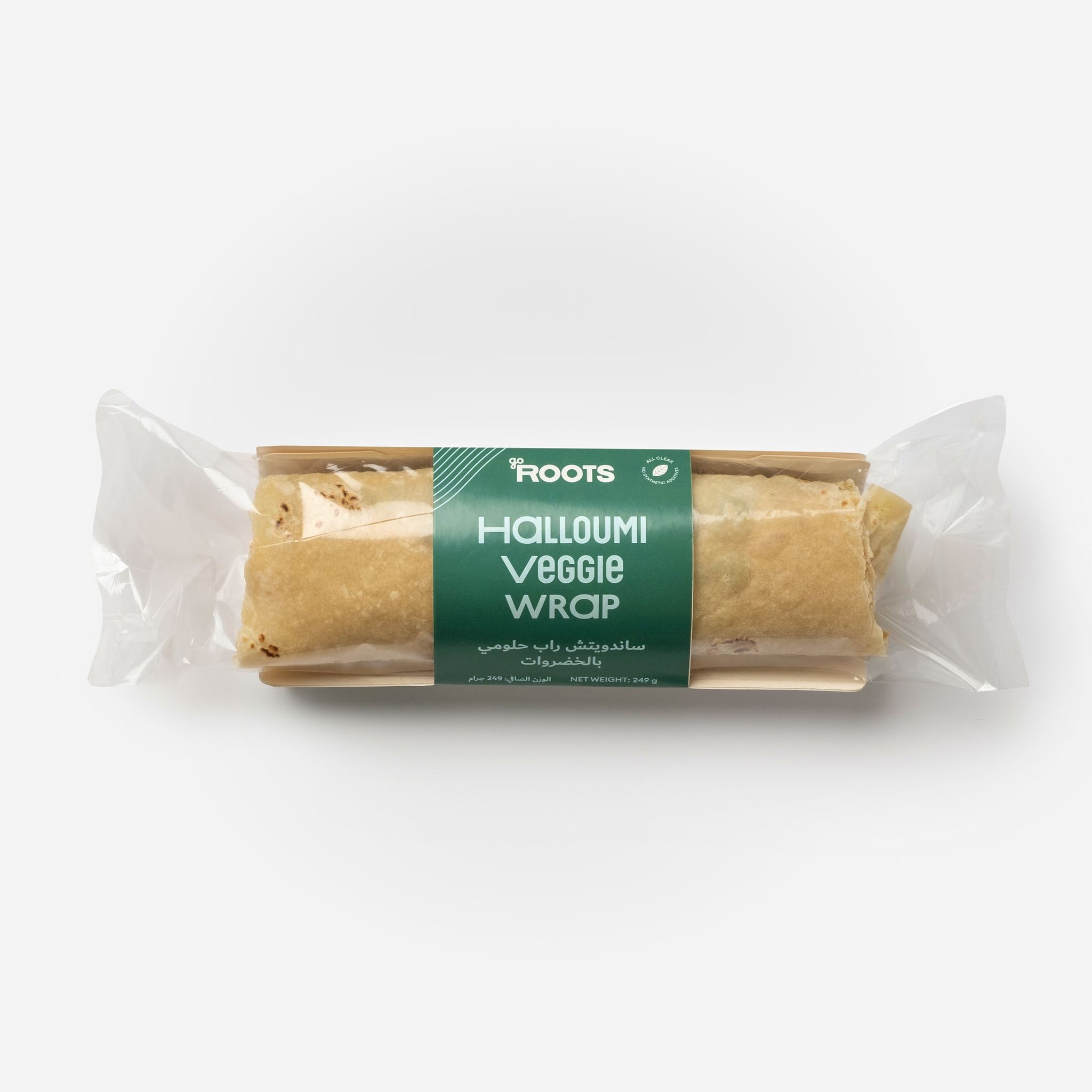 Roots Halloumi Veggie Wrap 249g_1