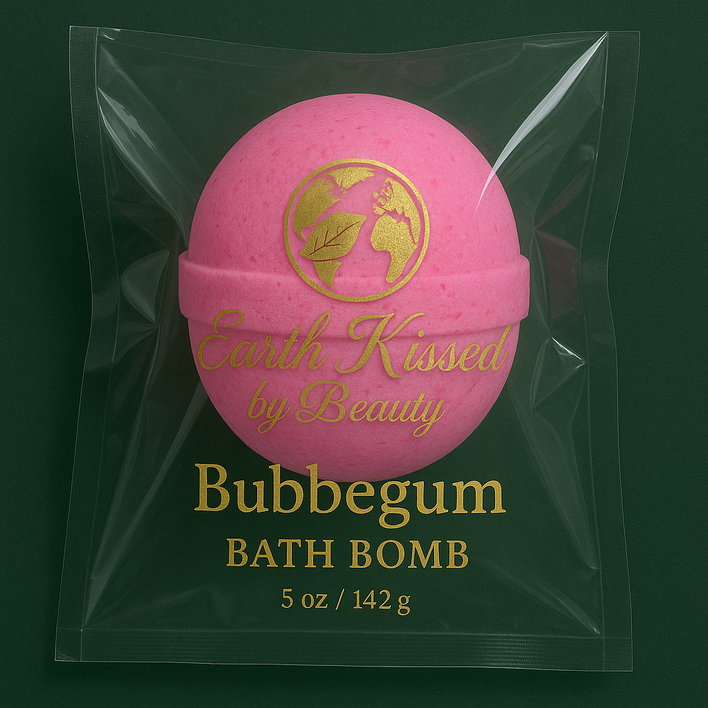 Earth Kissed by Beauty Bubblegum Bath Bomb BA _0