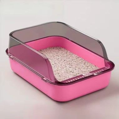 CAJA DE ARENA SENCILLA PARA GATOS DE PLASTICO TAMAÑO 37X26X15 CM_1