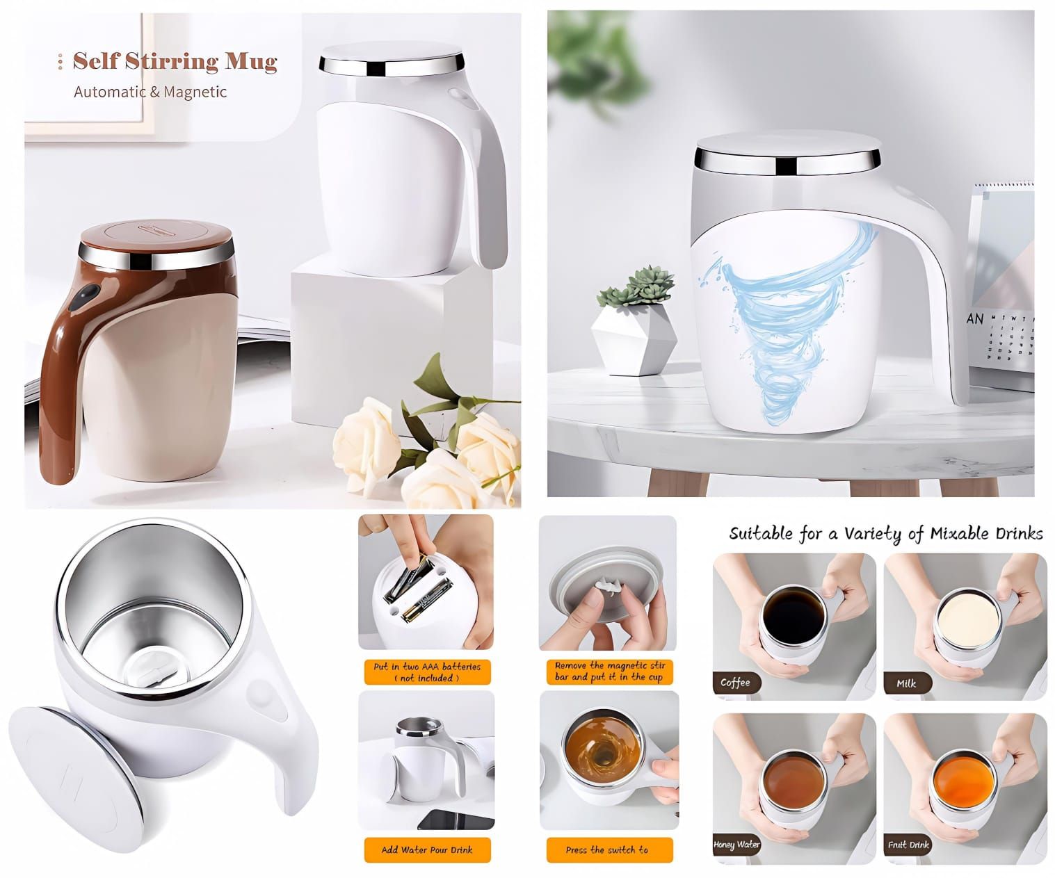 Automatic Magnetic Stirring Cup_0