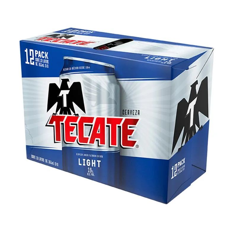 Cerveza Lata Light Tecate 12.0 Pack_0