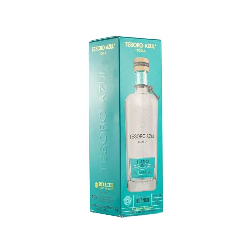 Tequila 100% Blanco Tesoro Azul 750.0 mL_0