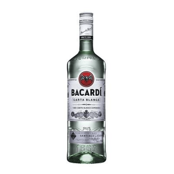 Ron Carta Blanca Bacardi 980.0 mL_0
