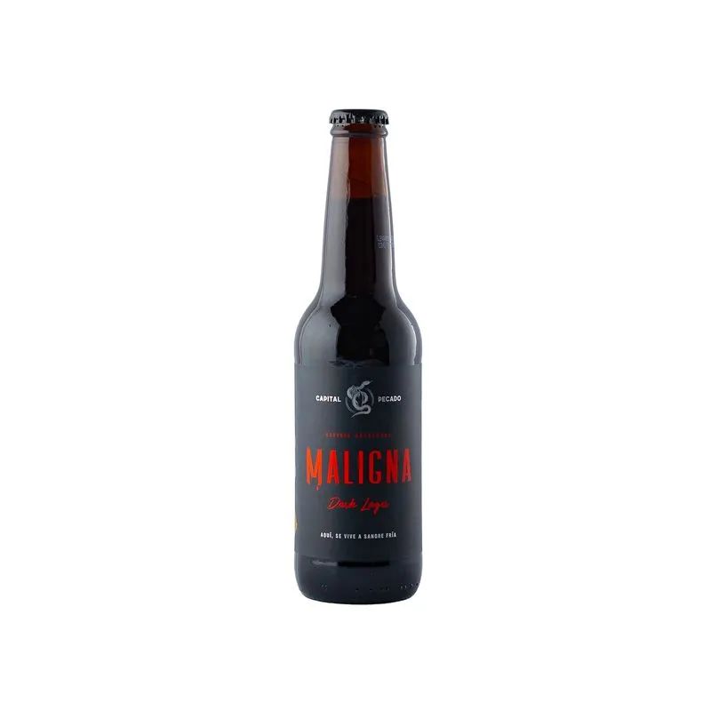Cerveza Maligna Dark Lager Pecado 355.0 mL_0