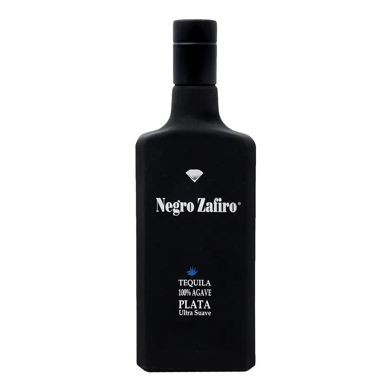 Tequila Plata Ultra Suave Negro Zafiro 750.0 mL_0