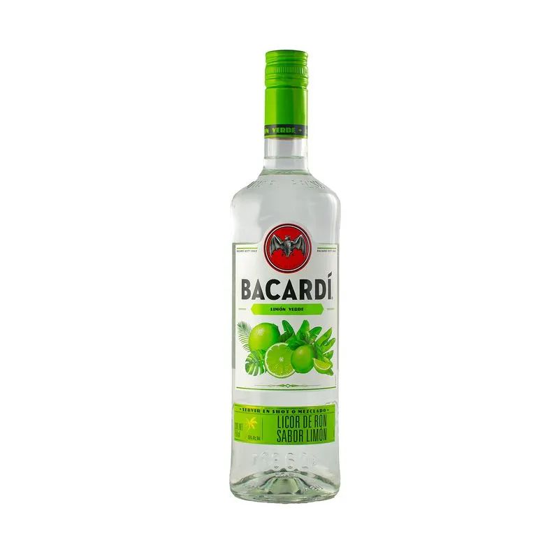 Licor de Ron Sabor Limón Bacardí Limón Verde 750 mL_0