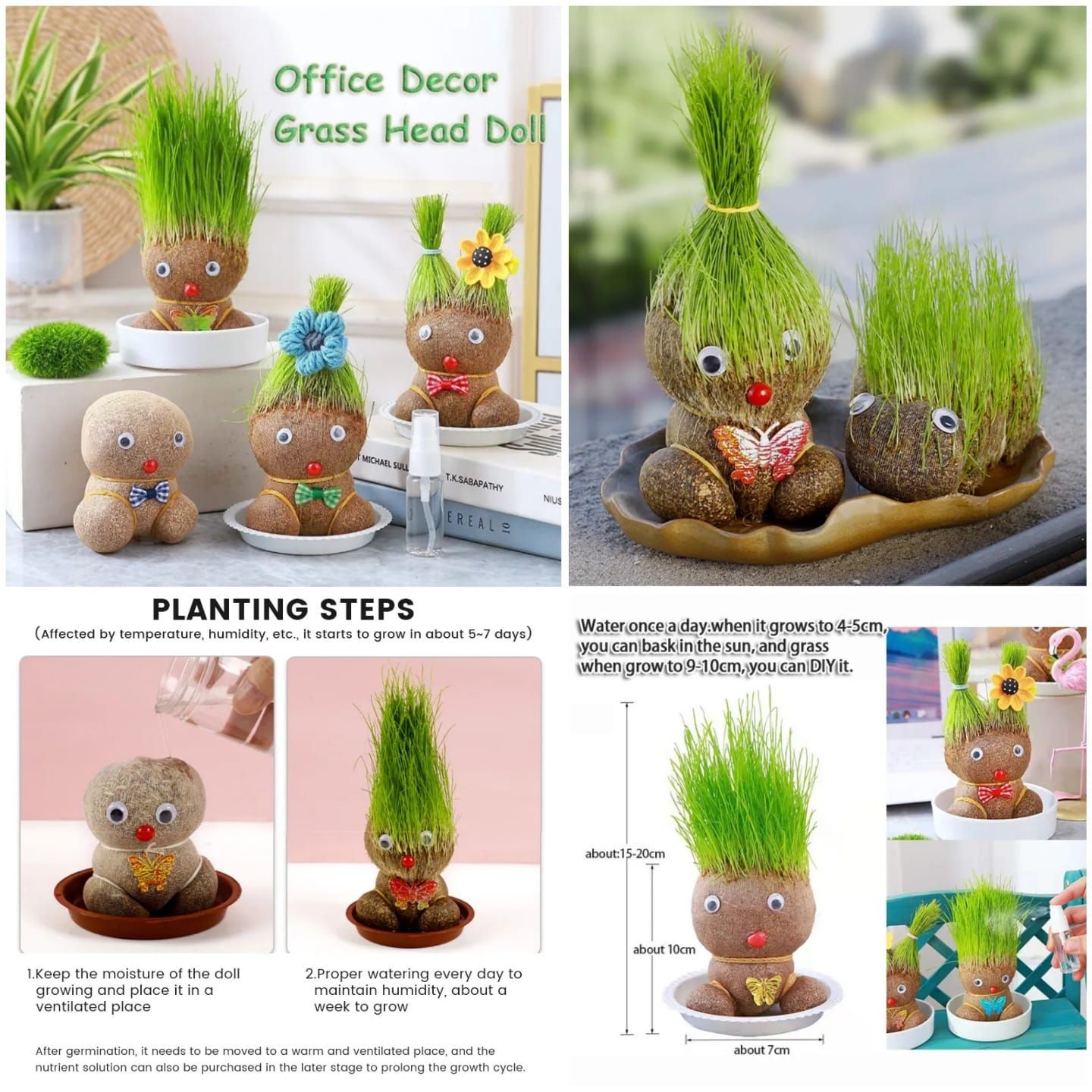 Grass Head Doll Yellow Box_0