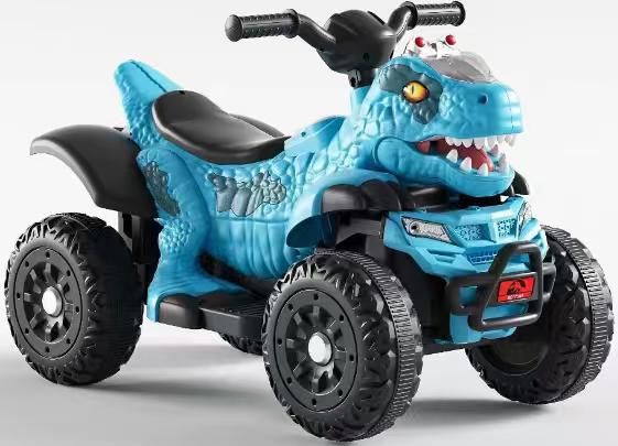 Dinosaur Ride-On Quad Bike [Blue]_0