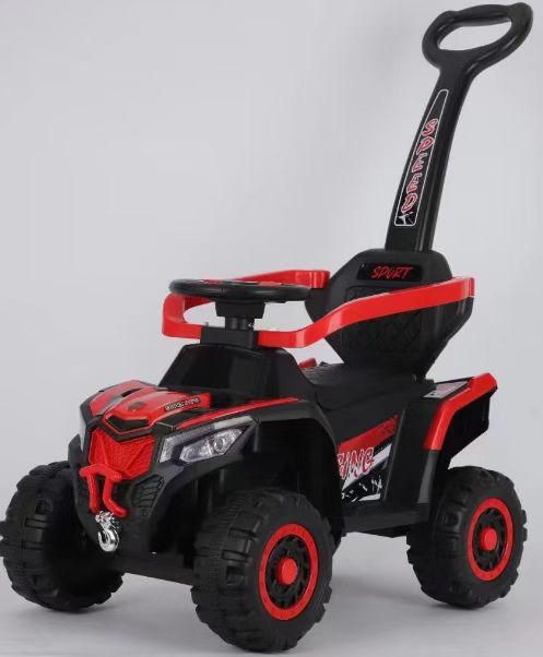 Kids Ride-On Push Car with Canopy.[Red]_0