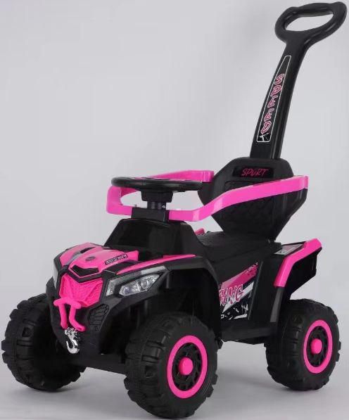 Kids Ride-On Push Car with Canopy.[Pink]_0
