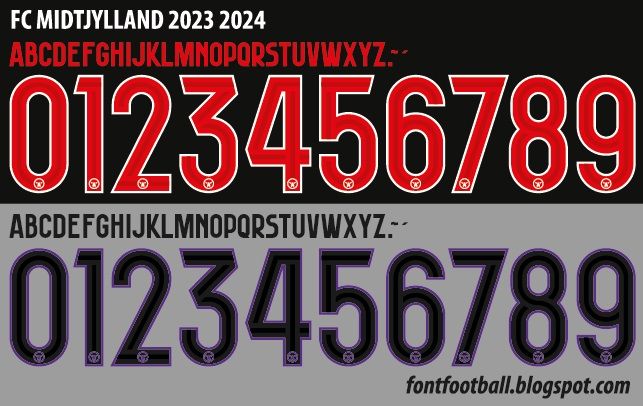 Font Vector FC Midtjylland 2023 2024 kit_0