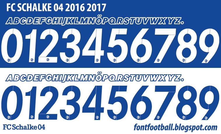 Font Vector FC Schalke 04 2016 2017 kit_0