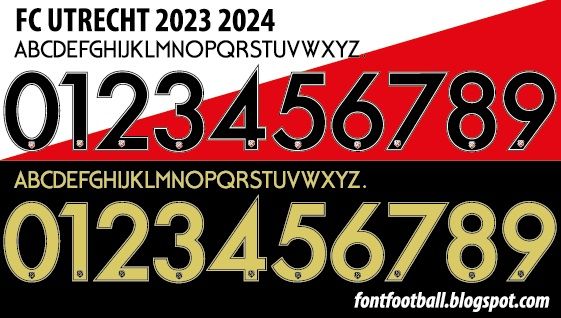 Font Vector FC Utrecht 2023 2024 kit_0