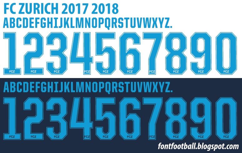 Font Vector FC Zurich 2017 2018 kit_0