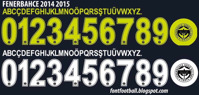 Font Vector Fenerbahce 2014 2015  kit_0