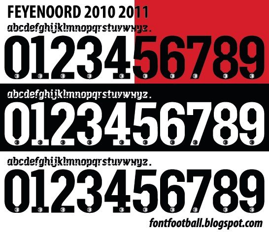 Font Vector Feyenoord 2010 2011 kit_0