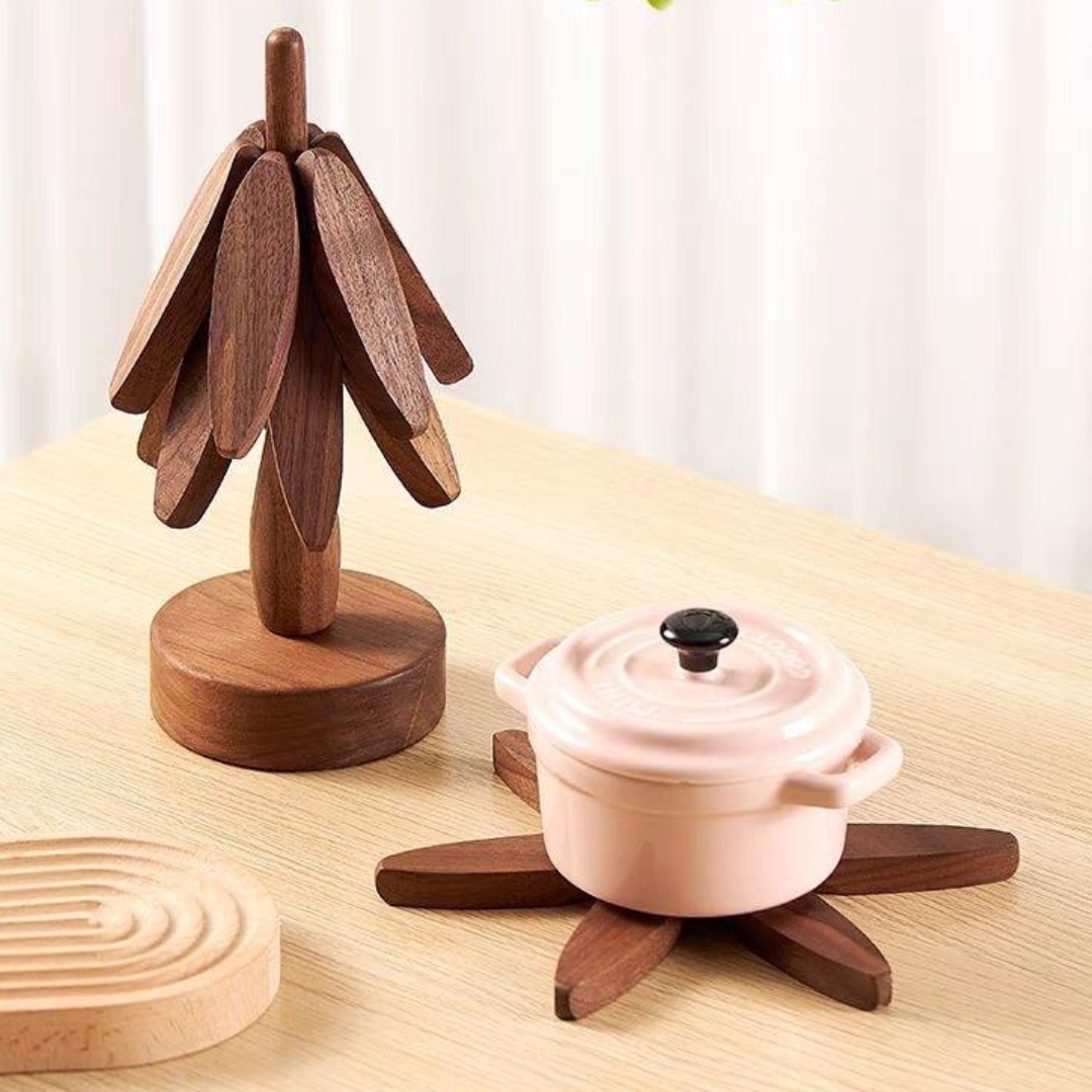 HOT DISH MAT WOODEN TREE COASTER (ALAS MAKANAN PANAS)_5