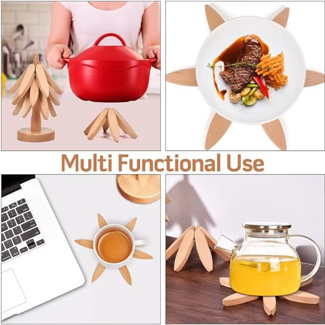 HOT DISH MAT WOODEN TREE COASTER (ALAS MAKANAN PANAS)_3