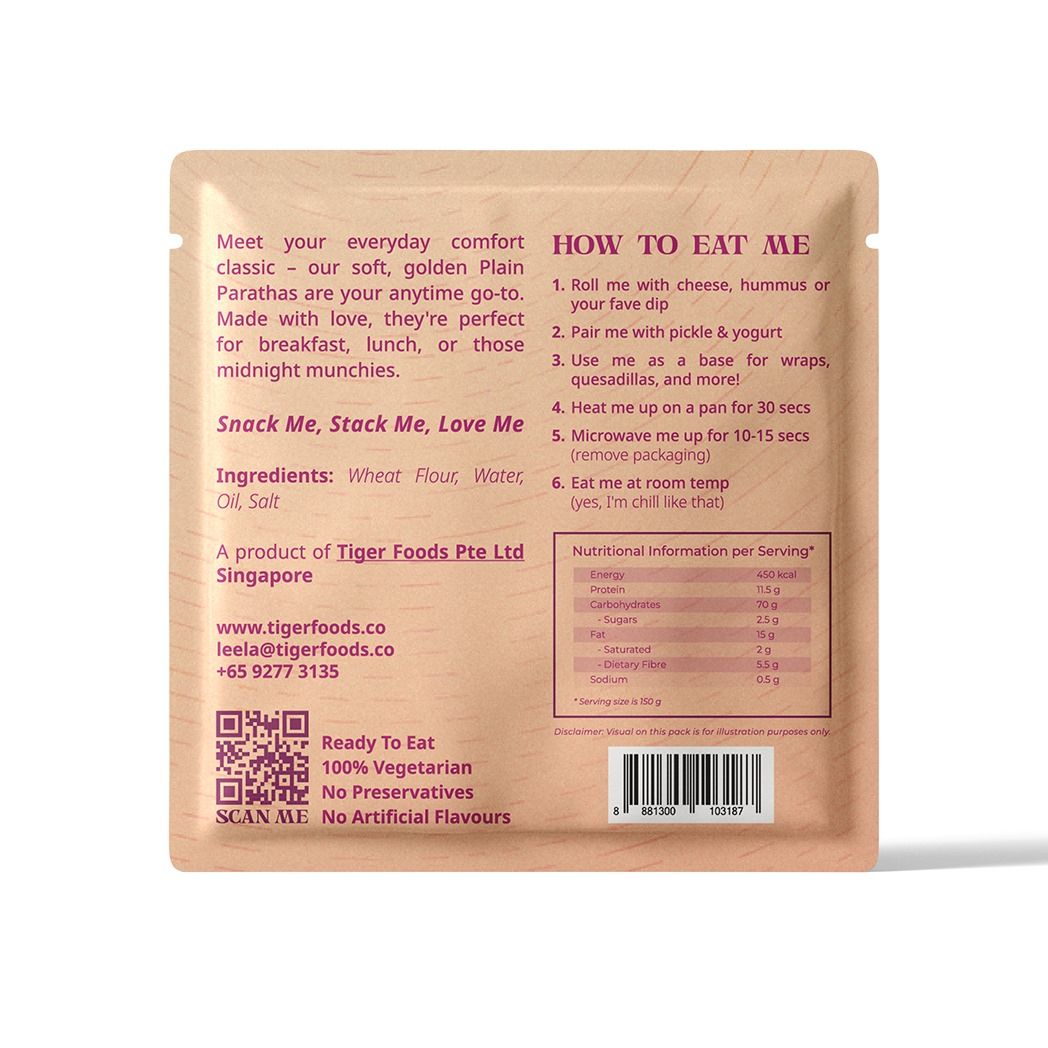 Plain Paratha (Minimum 5 Packets Per Order)_1