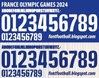 Font Vector France Olympic Games 2024 kit_0