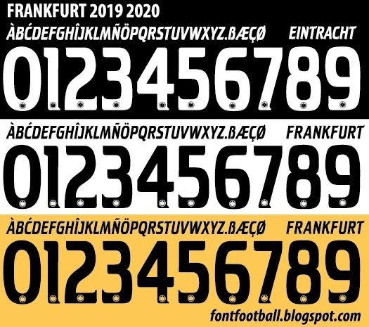 Font Vector Frankfurt 2019 2020 kit_0