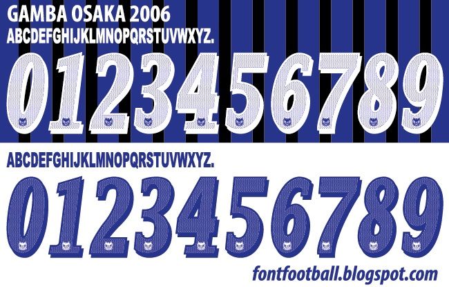 Font Vector Gamba Osaka 2006 kit_0