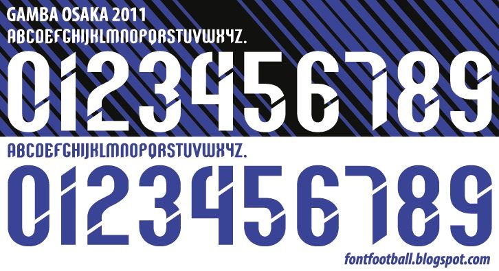 Font Vector Gamba Osaka 2011 kit_0
