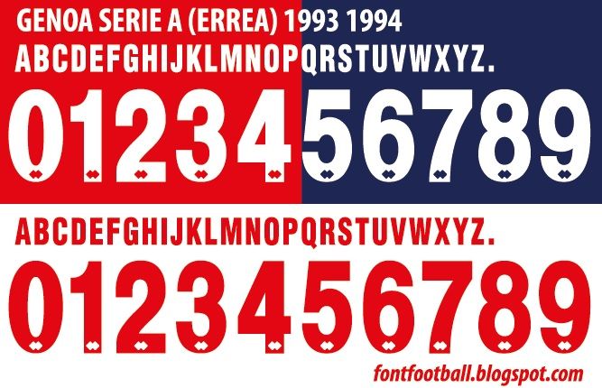 Font Vector Genoa FC 1993 1994 kit_0