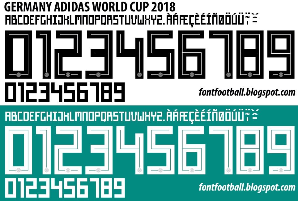 Font Vector Germany World Cup 2018 kit_0