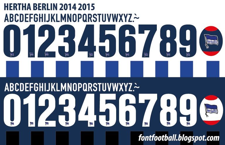 Font Vector Hertha Berlin 2014 2015 kit_0