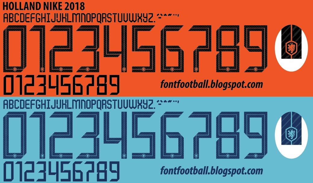 Font Vector Holland 2018 kit_0