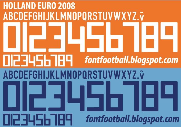 Font Vector Holland Euro 2008 kit_0