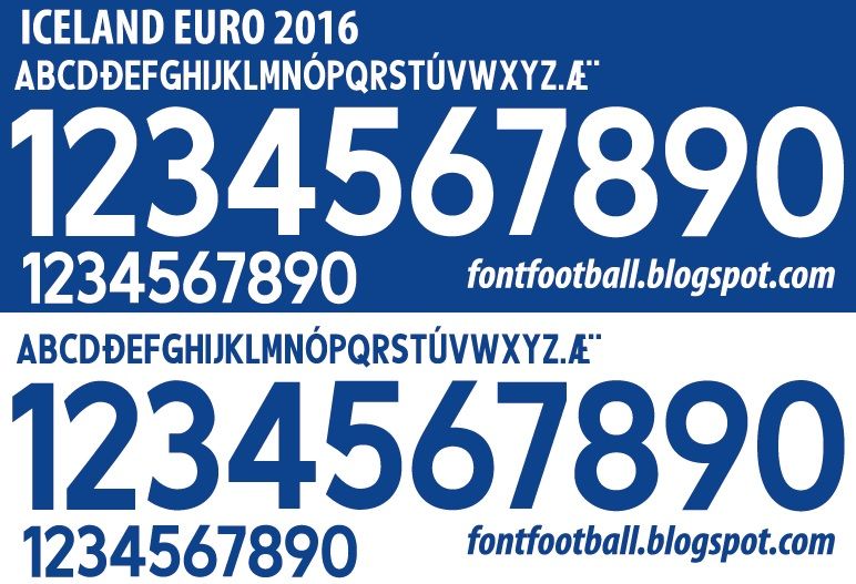 Font Vector Iceland Euro 2016 kit_0