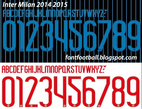 Font Vector Inter Milan 2014 2015 kit_0