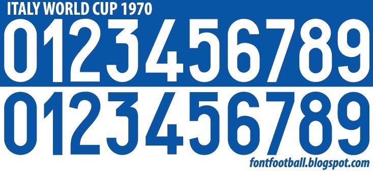 Font Vector Italy Italia World Cup 1970 kit_0