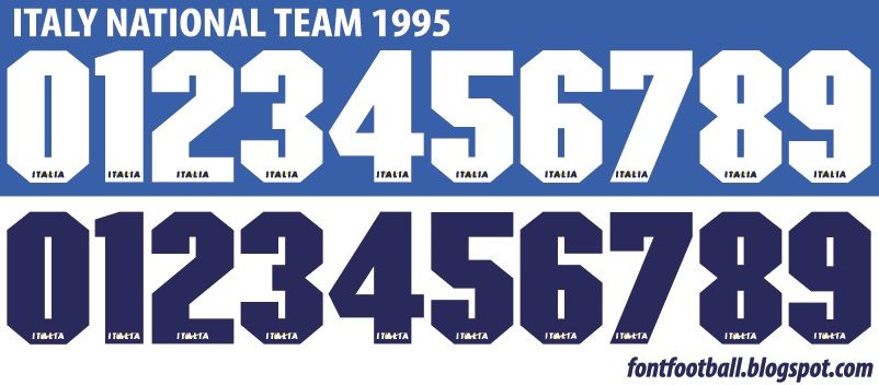 Font Vector Italy Italia 1995 kit_0