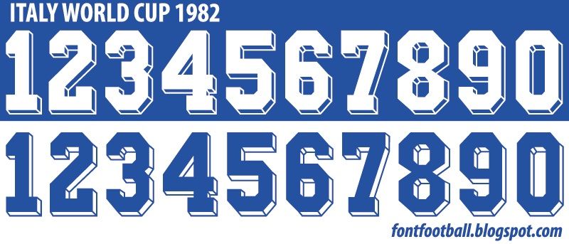 Font Vector Italy Italia World Cup 1982 kit_0