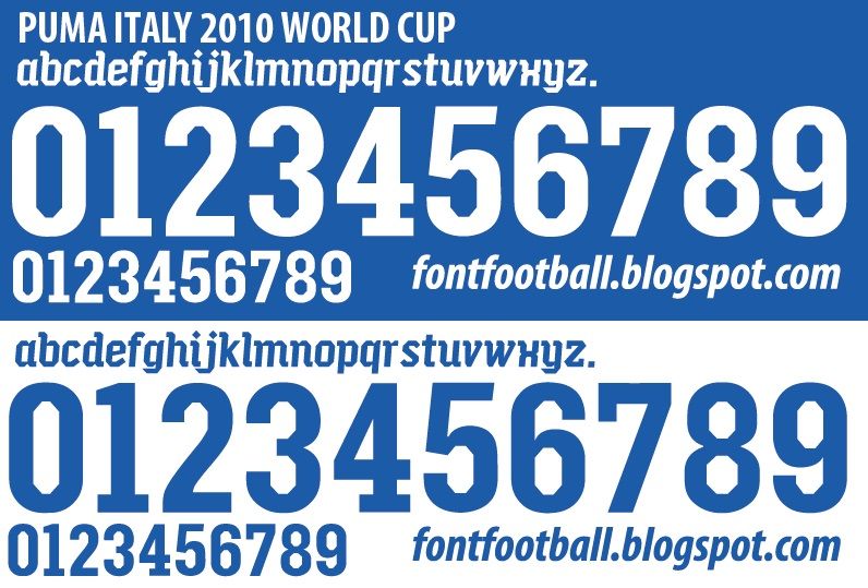 Font Vector Italy Italia World Cup 2010 kit_0