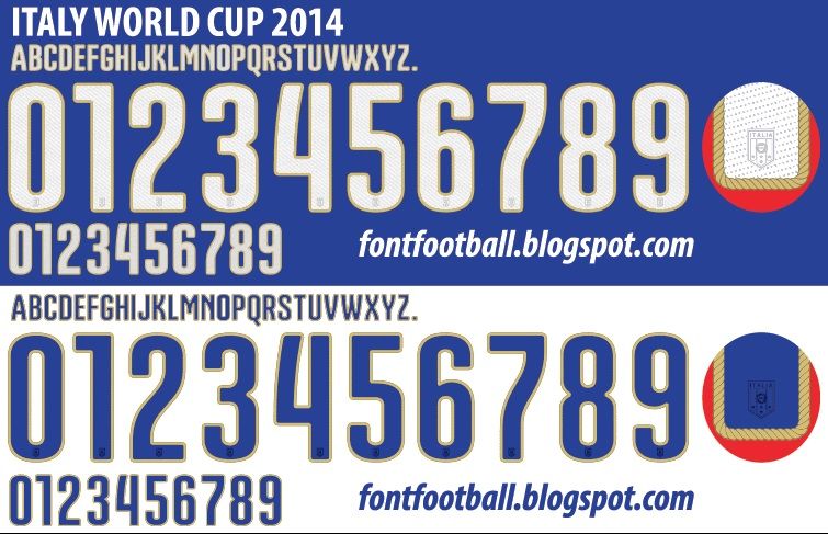 Font Vector Italy Italia World Cup 2014 kit_0