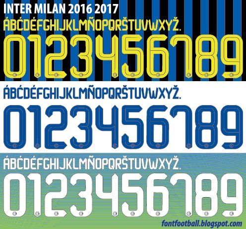 Font Vector Inter Milan 2016 2017 kit_0