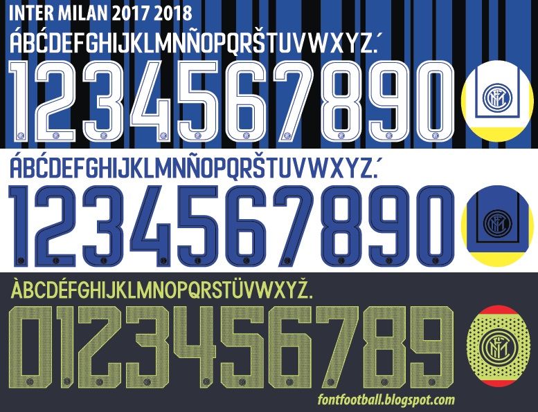 Font Vector Inter Milan 2017 2018 kit_0