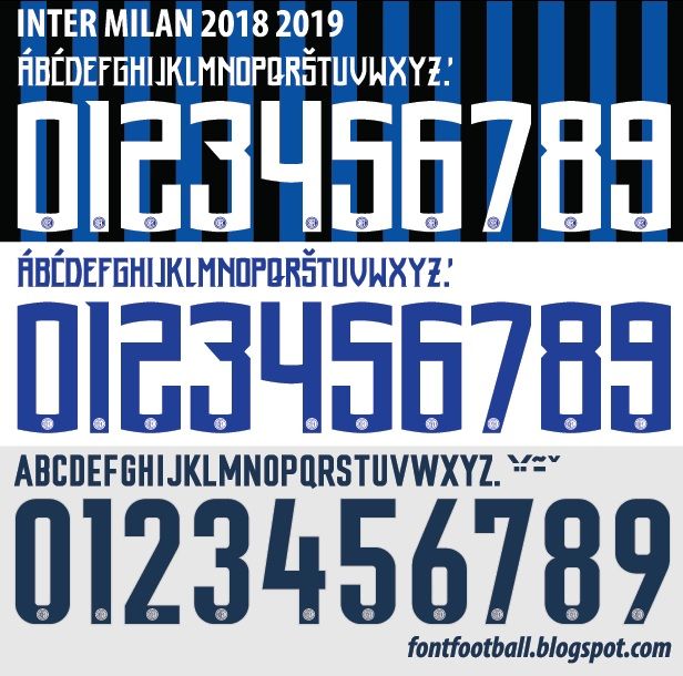 Font Vector Inter Milan 2018 2019 kit_0