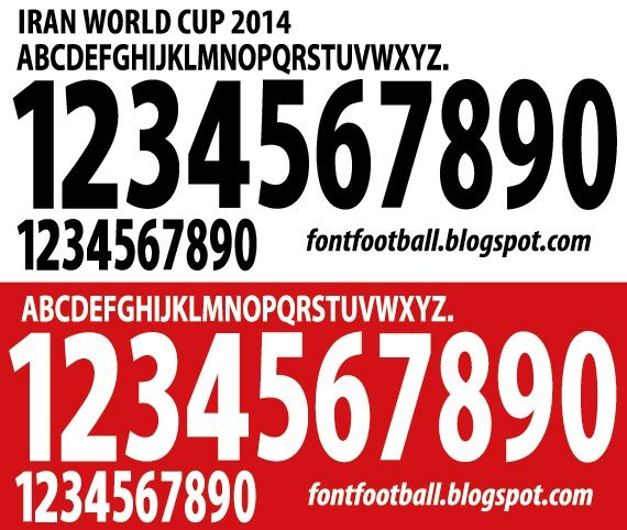 Font Vector Iran World Cup 2014 kit_0